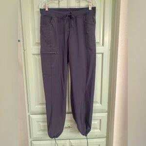 Women's Charcoal Drawstring Scrub Pants